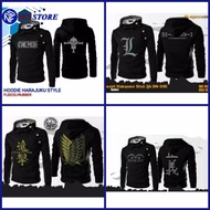 Jacket SWEATER HOODIE ANIME ONE PIECE SHIROHIGE-HARAJUKU MARINE-HARAJUKU ATTACK ON TITAN SNK KYOJIN-HARAJUKU DEATH NOTE COOSPLAY SWEATER HARAJUKU ANIME COOSPLAY