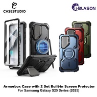 i-Blason Armorbox Case for Samsung Galaxy S25 / S25 Plus/ S25 Ultra (2025) with 2 Set Built-in Scree