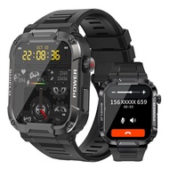 Outdoor Military Smart Watch Men Bluetooth Call Smartwatch Xiaomi Android IOS Ip68 Waterproof Ftiness Watches man