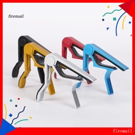[FM] Guitar Capo One-handed Operation Fading-resistant Guitar Accessory Universal Metal Guitar Capo 