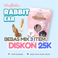 Woofholics Rabbit Ear Rabbit Ear/ / DogCemilan Dog Snack Bite Dog Snack/