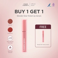 (B1G1) Mood Matters Dew Tinted Lip Serum – Skincare infused Glossy Tint, Matcha Extract & Hydrating