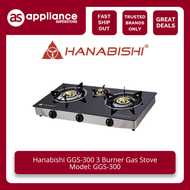 Hanabishi GGS-300 Three Burner Gas Stove