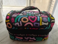 Smiggle 雙層化妝袋/便當袋/午餐盒/Lunch Box 95新 , HKD60一個