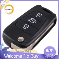 3 Buttons Flip Folding Remote Key Shell Case for HYUNDAI I20 I30 I35 IX20 IX35