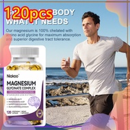 Magnesium Glycinate for nerve & Heart Health | Vegan, Non-GMO, Mineral Supplement Help Natural Sleep