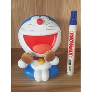Doraemon action figure Toys Eat dorayaki Coin bank Piggy bank Doraemon nobita series Height 17cm D