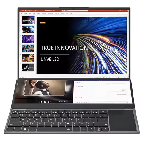 Dual Screen Gaming Laptop 16 Inch IPS + 14'' Touch i9-10885H I7-10750H Max 64GB 4TB Slim Notebook Ga