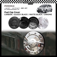 Perodua Alza 2009-2017 Fuel Cap Cover Gas Tank Trim Accessories Carbon Chrome Matte Glossy Black Gea