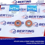 NTN 2PC 6201LLU FRONT WHEEL HUB BEARING Kawasaki Z125 Ninja 250SL Z250SL