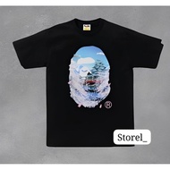 BAPE SAKURA PAGODA T-SHIRT UNISEX SAKURA PAGODA BATHING APEa