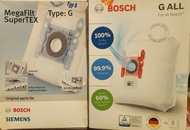 Bosch 塵袋 MegaFilt SuperTEX Type G Vacuum Cleaner Bags