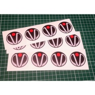R3 logo sticker for rim cap