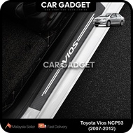 Toyota Vios (2nd Gen) Door Step Sticker Protector Fit 2007 - 2012 XP90 NCP93 Belta Dugong CarGadget 