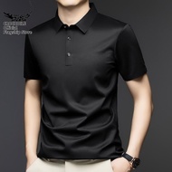Crocodile | Silk Collar Polo Shirt for Men
