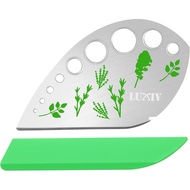 9 holes Stainless Steel Kitchen Herb Stripping Tool Loose Leaf Kale Razor Metal Leaf Pealer for Kale
