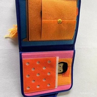 3D Felt Learning Aids Rainbow Cloth Book Children's Felt Busy Board Cartoon Felt Felt Cloth Book AJM