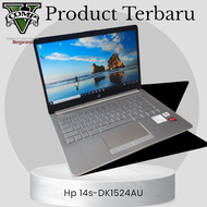 Laptop HP 14s - dk1524AU Athlon Silver - 3050U Ram 4Gb SSD 256Gb Backlight Siap Pakai