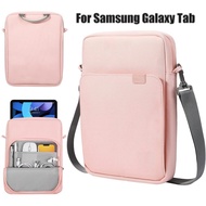 Tablet Storage Bag For Samsung Galaxy Tab S6 Lite 2024 SM-P620 P625 10.4 S9 FE S8 S7 A9 Plus 11inch A8 A7 Lite A9 8.7 inch Tablet Shoulder Polyester Sleeve Bag