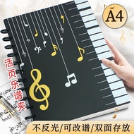 Rewritable Piano Score Multi-Layer Insert Folder Insert Pocket Transparent A4 Score Music Score Fold