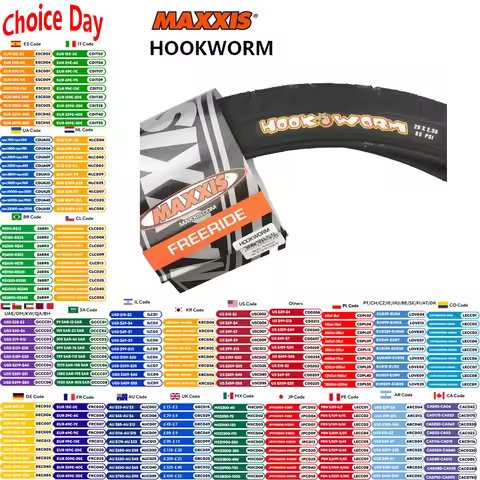 MAXXIS HOOKWORM Steel Wire Tire 20x1.95 110 PSI 24x2.5/26x2.5/29x2.5/27.5x2.5 65 PSI URBAN FREERIDE 