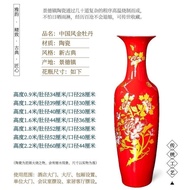 Jingdezhen Ceramic Chinese Red Floor Vase Decoration Chinese Style Decorations Clearance
