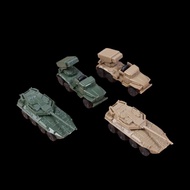 Openwatere 4pcs/set 1/144 Soviet BM21 Hail Rocket Launcher Italy Centaur B1 Tank 4D Steel Ball  Mode