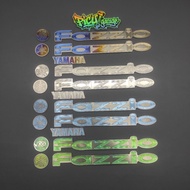 Yamaha FAZZIO cnc titanium vietnam emblem set