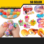 Squishy Toy Fidgets Stress Balls for Kids Goody Bag Filler  Gift Present Mochi Party Favors Stress Relief