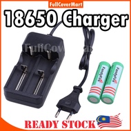(CHGR3) Plug 2 Slots Battery Charger For LED Flashlight Battery 2*18650 Lithium Battery 16340 26650 18650 14500