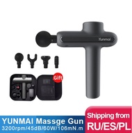 [Spot Free Shipping]YUNMAI massage gun Fascial gun Machine Deep Muscle Relaxation Fascia Massager 3 
