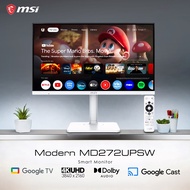 MSI Modern MD272UPSW 27-inch IPS 3840 x 2160 (UHD) Google TV Smart Monitor, 60 Hz, Adaptive-Sync, HD