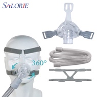 Salorie CPAP Nasal Mask For Face With Headgear Tube for CPAP Machine Accessories