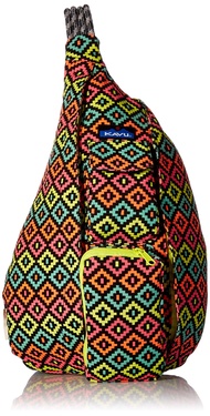 KAVU Original Rope Bag Sling Pack with Adjustable Rope Shoulder Strap