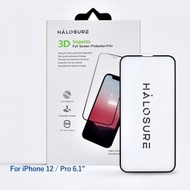 HALOSURE - 12-3D 9H 鋼化玻璃貼 3D高清屏幕保護膜 HD For Iphone 12 / 12 Pro 6.1" #861301771259