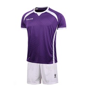 Bộ Quần áo bóng đá tay ngắn hàng đầu kelme kelme bộ đồ tập luyện thi đấu in áo số 1