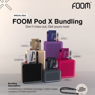 BUNDLING - Foom Pod X  Liquid Foom 15ml Pods Kit Device Foom Lab