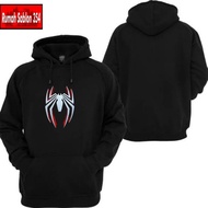HITAM Hoodie jacket SPIDERMAN logo LABA LABA LABA Character Writing jacket MARVEL STUDIOS Men Women 