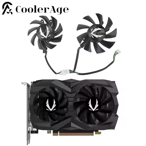 Graphics Card Replacement Cooling Fan For ZOTAC GAMING GTX 1660 SUPER Twin Fan 65MM GA72S2U 75MM GA8