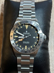 🩵 Steinhart 103-0713 佐敦門市 中古 二手 STEINHART Ocean Vintage GMT NEW 1030713 Swiss made 瑞士製造