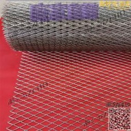 免運鍍鋅鐵絲圍欄網304不鏽鋼鋼板網菱形網裝飾網格鐵絲網圍欄網1米長