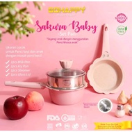 SAKURA BABY GOHAPPY MARBLE PAN SET
