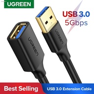 ❂UGREEN USB Extension Cable 3.0 for Smart TV PS4 Xbox One SSD USB3.0 2.0 to Extender Data Cord