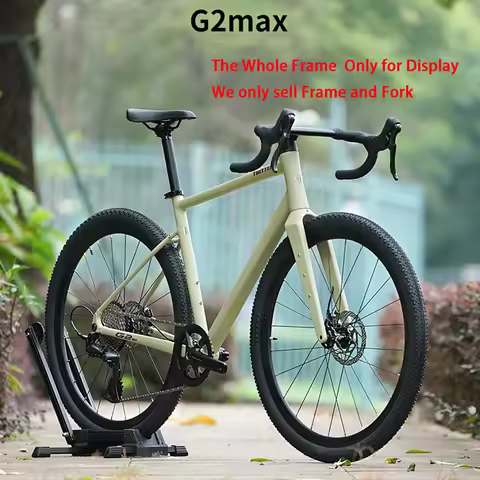 700C GRAVEL-G2 MAX Aluminum Road Bike Frame with Carbon Fiber Fork with UDH Hnager Gravel Bike Frame