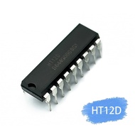 HT-10pcs/lot = 5pair Original 5PCS HT12D and 5PCS HT12E DIP20 . HT 12D+HT 12E   DIP