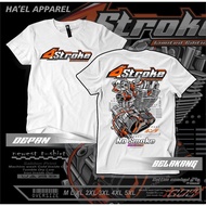 "4stroke" T-SHIRT 4 stroke Limited Edition | Latest VIRAL T-shirts for jumbo men | DISTRO T-SHIRT 6X