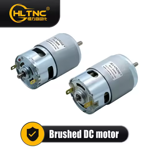 Brushed DC Motor 775/795/895 80-360W Double Ball Bearing 4000-12000RPM DC12-24 Universal 0.2-0.98N.m