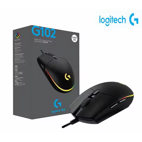 Logitech G102 Gaming Mouse RGB Mouse Lightweight Design 200-8000DPI G102 Second Generation Ergonomic
