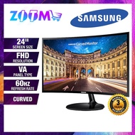 SAMSUNG 24" CURVED MONITOR CF390 WITH SUPER SLIM AND SLEEK DESIGN