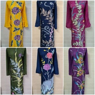 ⚡JUBAH BATIK VIRAL⚡BAJU BATIK LUKIS KELANTAN LENGAN PANJANG KAIN COTTON VISCOSE  FREE SIZE